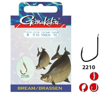 GAMAKATSU Booklet Roach 1010R 22cm (10stuks)