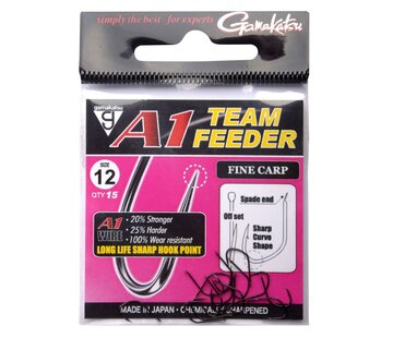 GAMAKATSU A1 Team Feeder Hooks Fine Carp (15stuks)