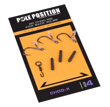 POLE POSITION  QC Chod-X Rig (3stuks)