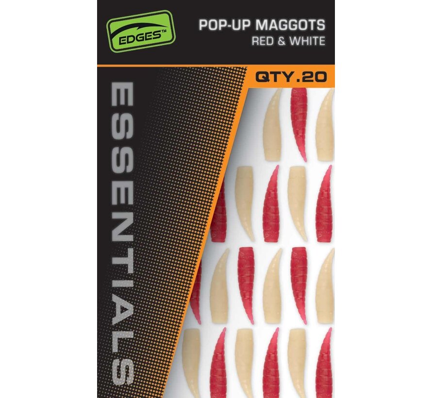 Pop Up Maggots Red & White (20stuks)