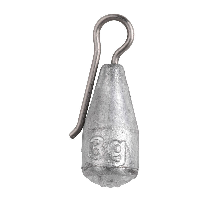 Zinc Clip-On Lure Weights (3stuks)