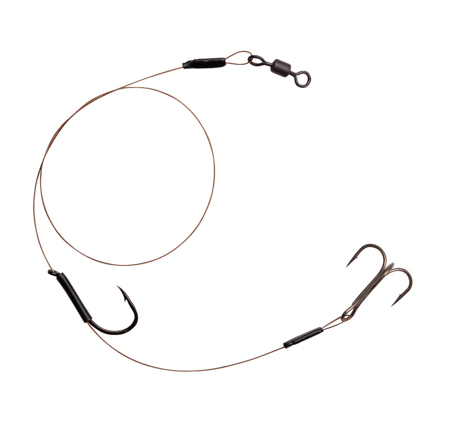 HD Baitf Rig 1 Treble + 1 Sliding Single Hook