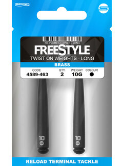 SPRO FREESTYLE SPRO FREESTYLE TWIST ON WEIGHTS LONG BRASS