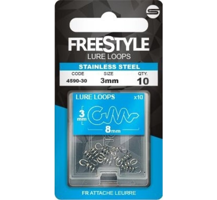 RELOAD STAINLESS LURE LOOP 5MM