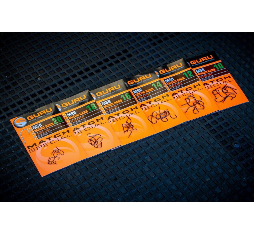 Match Special Hook (Barbed/Spade End) (10stuks)