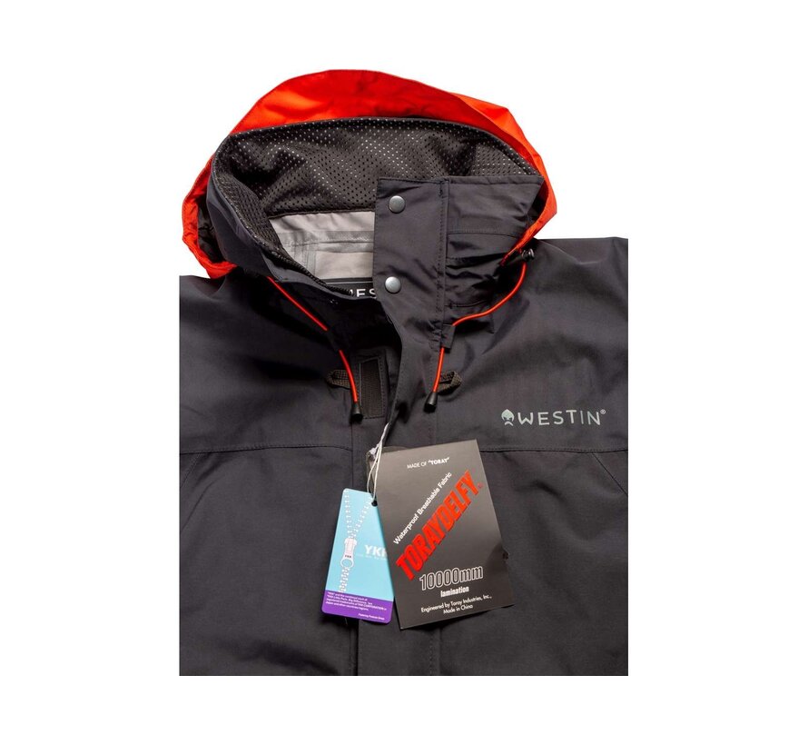 W6 Rain Jacket Steel Black