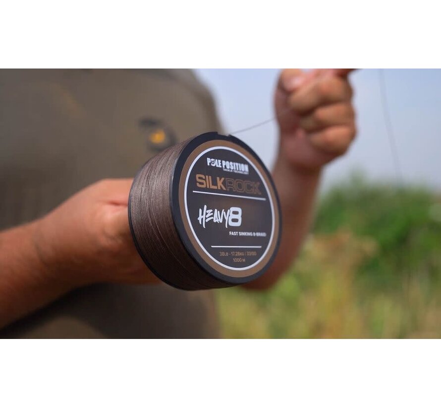 Silkrock Heavy8 - Gevlochten Karperlijn (1000m)
