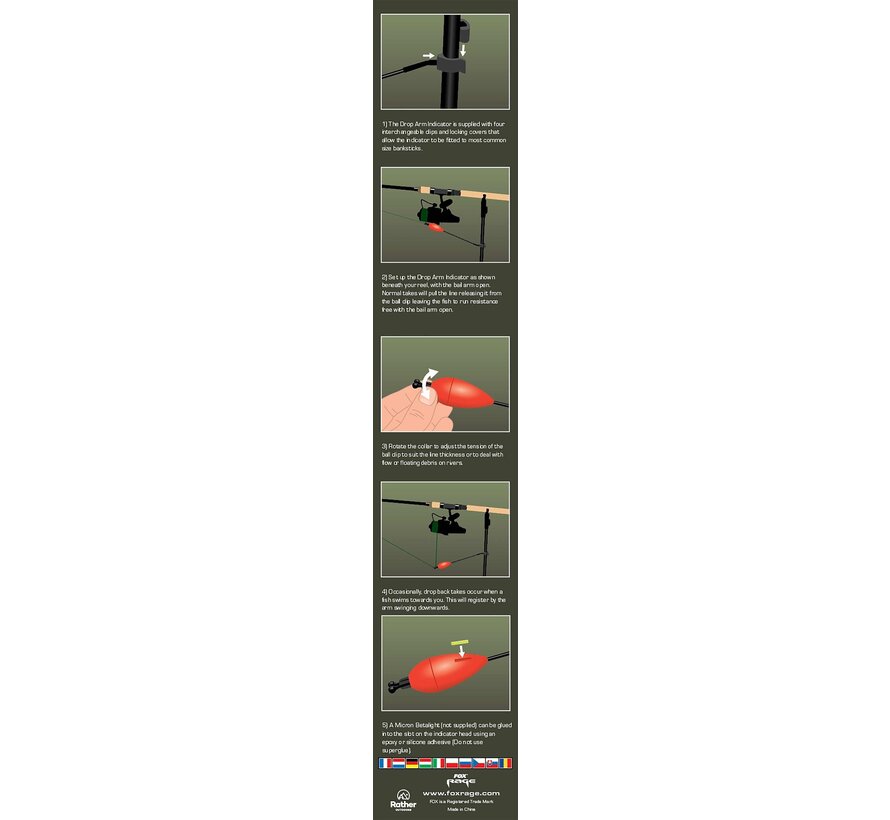 Drop Arm Indicator
