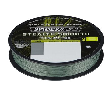 SPIDERWIRE Stealth Smooth 8 Moss Green - Gevlochten Lijn (150m