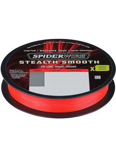 SPIDERWIRE Stealth Smooth 8 Code Red - Gevlochten Lijn (150m)