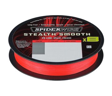SPIDERWIRE Stealth Smooth 8 Code Red - Gevlochten Lijn (150m)