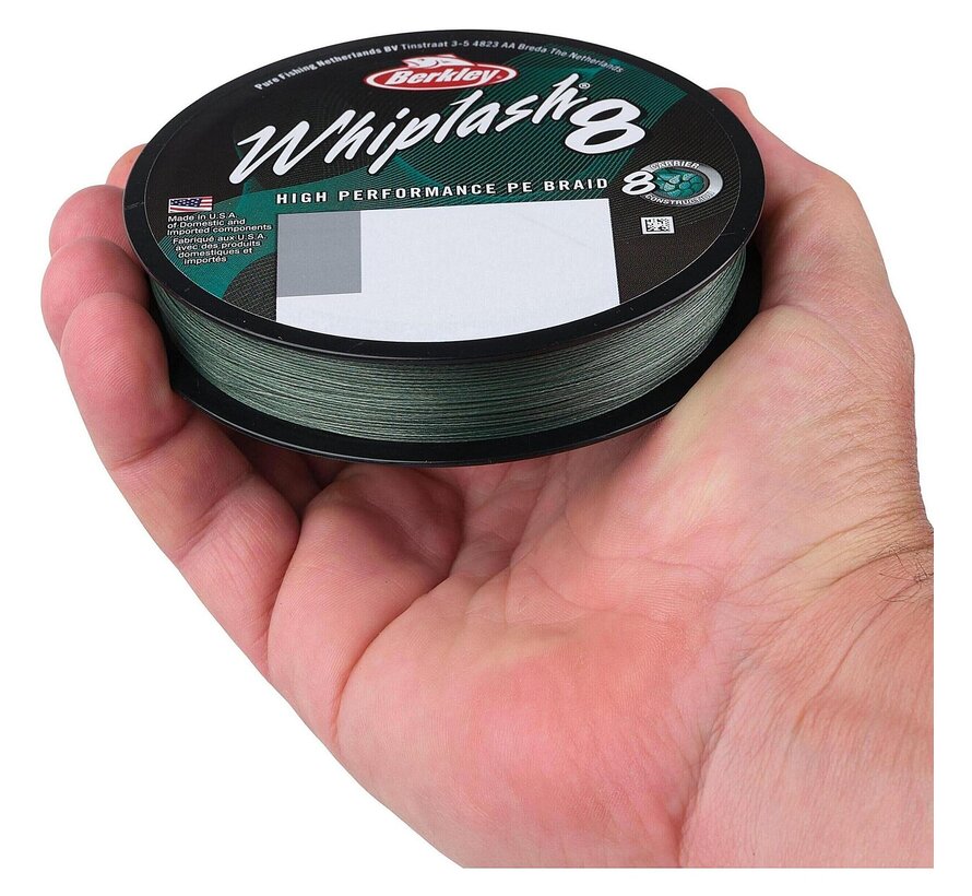 Whiplash 8 Mos Green - Gevlochten Lijn (300m)