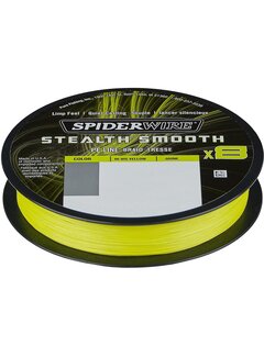 SPIDERWIRE Stealth Smooth 8 Hi-Vis Yellow - Gevlochten Lijn (150m)