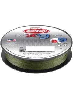 BERKLEY X9 Low Vis Green - Gevlochten Lijn (150m)