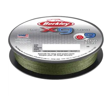 BERKLEY X9 Low Vis Green - Gevlochten Lijn (150m)