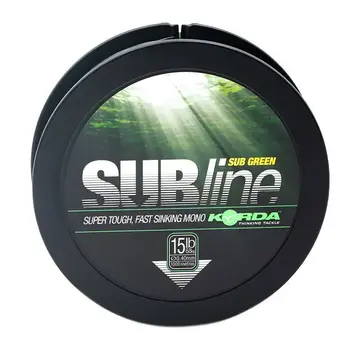 KORDA Subline Green - Nylon Kaperlijn (1000m)
