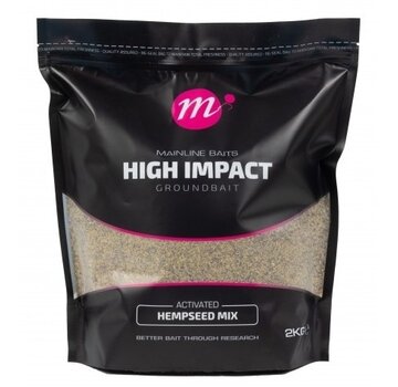 MAINLINE High Impact Groundbait Active Hemp Mix (2kg)