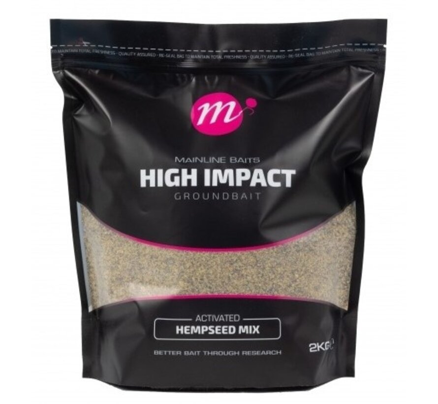 High Impact Groundbait Active Hemp Mix (2kg)