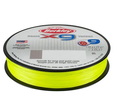 BERKLEY X9 Fluro Green - Gevlochten Lijn (150m)