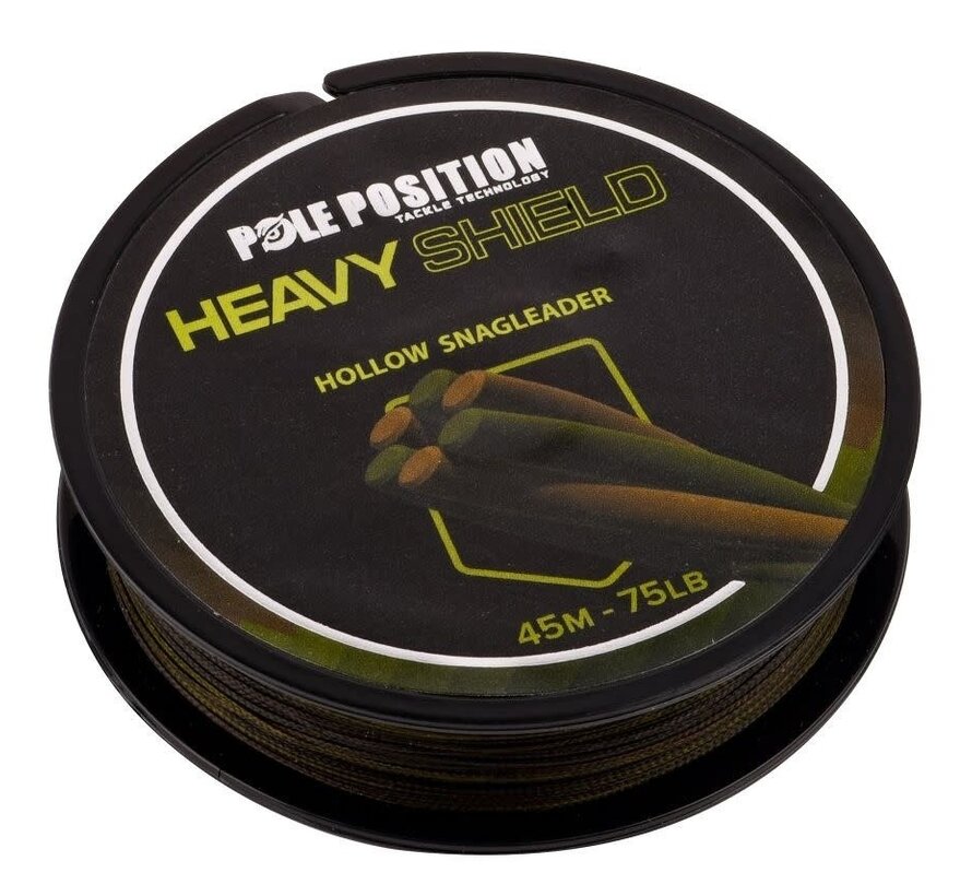 Heavy Shield Hollow Core Leader - Karper Voorslag (45m)