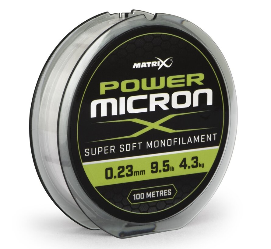 Power Micron X - Nylon Witvislijn (100m)