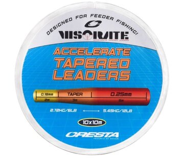 CRESTA Visorate Acc Tapered Leader - Feeder Voorslag (10stuks)