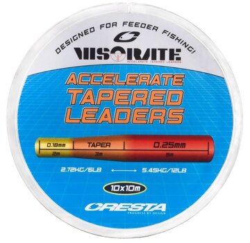 CRESTA Visorate Acc Tapered Leader - Feeder Voorslag (10stuks)