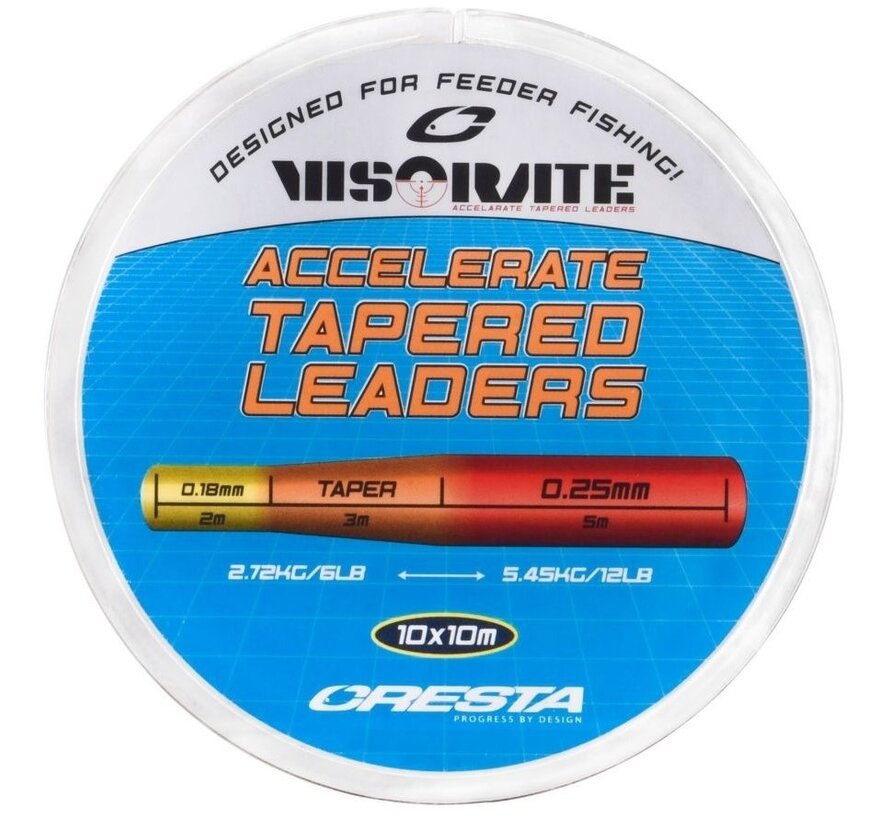 Visorate Acc Tapered Leader - Feeder Voorslag (10stuks)