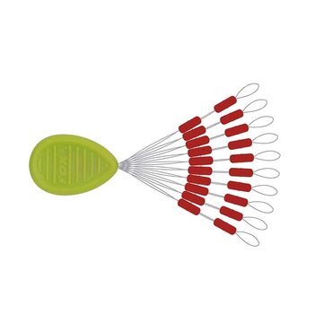 FOX RAGE PREDATOR Float Stops Red (20stuks)