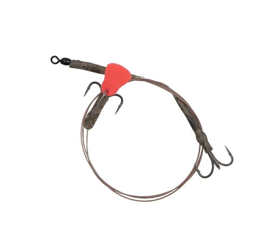 Doodaas Onderlijn 2 Dreggen (50cm)