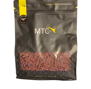 MTC BAITS Pellet Hi-Attract Response Red (1kg) (6mm)