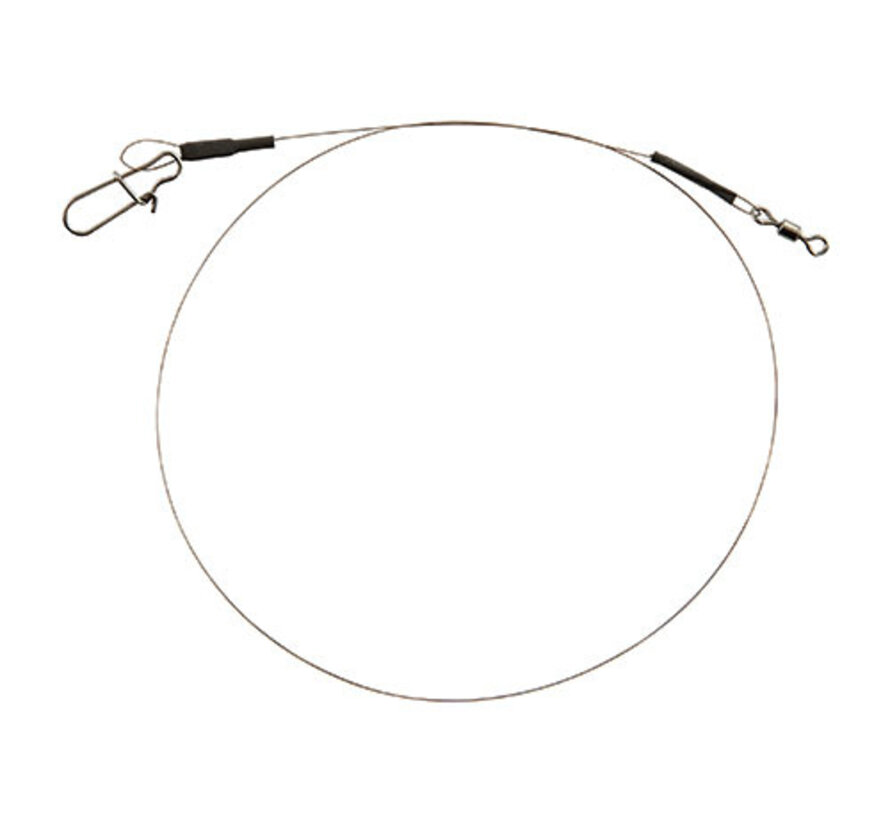 19 Strand Stalen Onderlijn (2stuks)