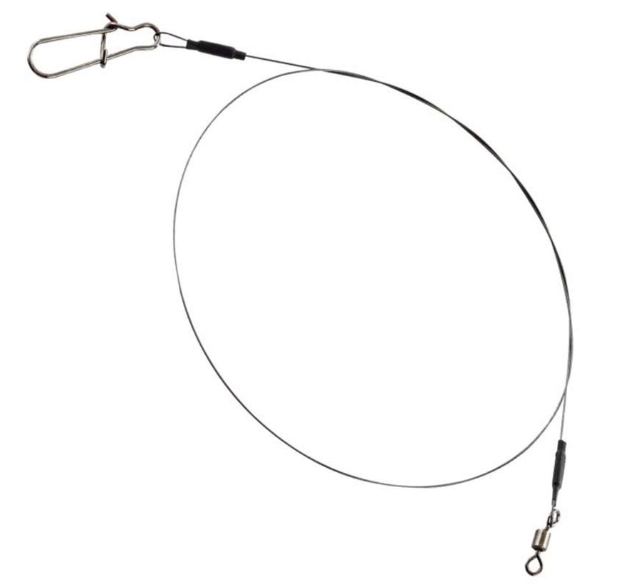 Jerk Leader Single Strand Titanium (2stuks)
