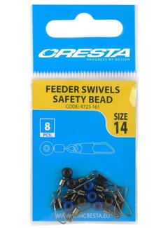 CRESTA Feeder Swivels Safety Bead (8stuks)