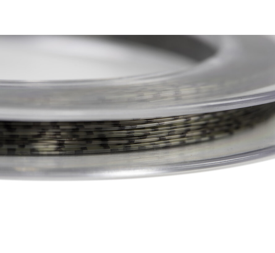 Soft Steel Fleck Camo Leader - Karper Voorslag (100m)