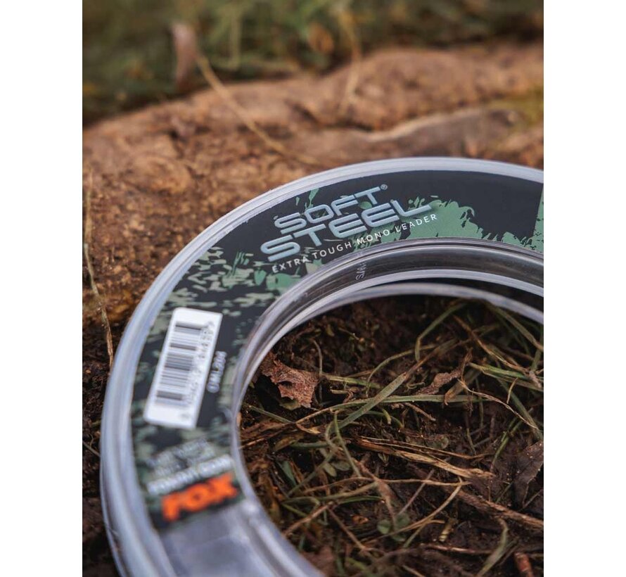 Soft Steel Fleck Camo Leader - Karper Voorslag (100m)