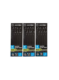 MATRIX MXC-3 Super Stop Rigs Barbless 10cm (8stuks)