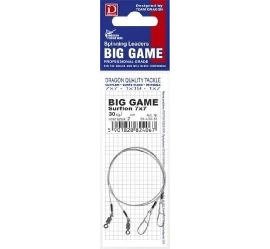 Surflon Biggame Leader 7x7 AFW (2stuks)