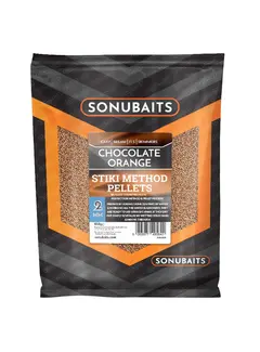 SONU BAITS Method Pellets Stiki Chcolate Orange 2mm (650gr)