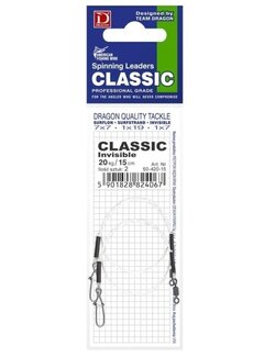 DRAGON Fluorocarbon Baars & Snoekbaars Onderlijn (2stuks)