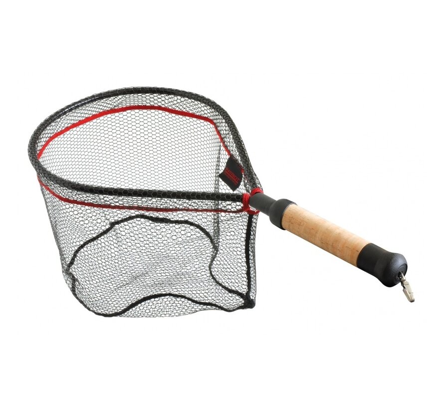 Rubber Schepnet Met Korte Steel