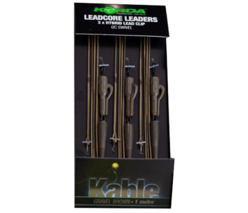 KORDA Leadcore Leader-Hybrid Lead Clip QC Swivel (3stuks)