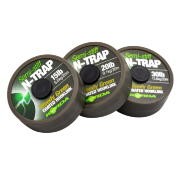 KORDA N-Trap Semi Stiff Weedy Green (20m)