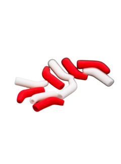 KORDA Red / White Kickers (10stuks)