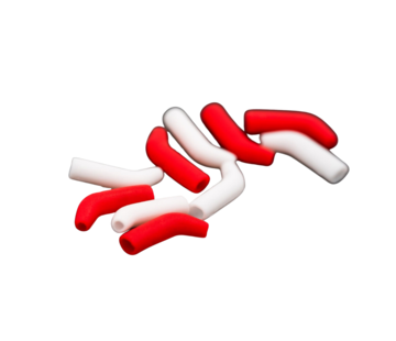 KORDA Red / White Kickers (10stuks)