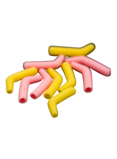 KORDA Yellow / Pink Kickers (10stuks)
