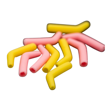 KORDA Yellow / Pink Kickers (10stuks)