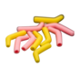 Yellow / Pink Kickers (10stuks)