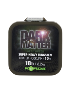 KORDA Dark Matter Tungsten Coated Braid Green (10m)