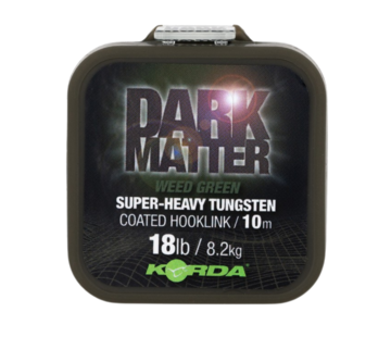KORDA Dark Matter Tungsten Coated Braid Green (10m)
